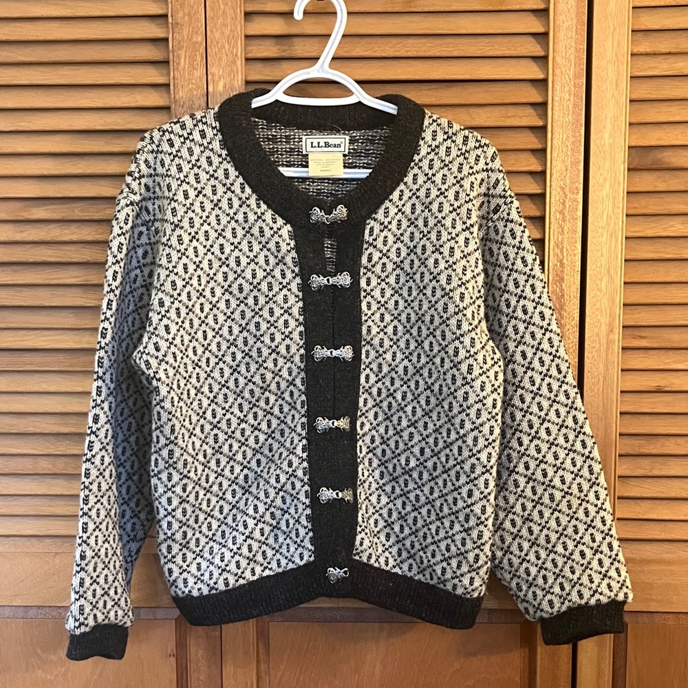 Vintage L.L. Bean Nordic Wool Cardigan